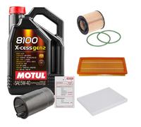 FEBI Controllo Set 5L MOTUL 8100 X-CESS 5W-40 Per Fiat Grande Punto 1.9 D