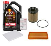 FEBI Controllo Set 5L MOTUL 8100 X-CESS 5W-40 Per Fiat Linea 1.4 T-Jet