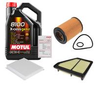 FEBI Controllo Set 5L MOTUL 8100 X-CESS 5W-40 Per Honda Civic VIII Hatchback