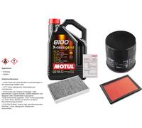FEBI Controllo Set 5L MOTUL 8100 X-CESS 5W-40 Per Nissan Juke 1.6