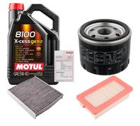 FEBI Controllo Set 5L MOTUL 8100 X-CESS 5W-40 Per Nissan Micra V 1.0
