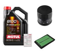 FEBI Controllo Set 5L MOTUL 8100 X-CESS 5W-40 Per Nissan Qashqai II 1.6