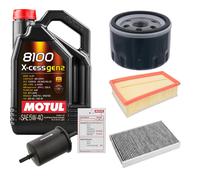 FEBI Controllo Set 5L MOTUL 8100 X-CESS 5W-40 Per Renault Fluence 1.6 16V