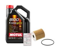 FEBI Controllo Set 5L MOTUL 8100 X-CESS 5W-40 Per Smart City-Coupe 0.7 0.8
