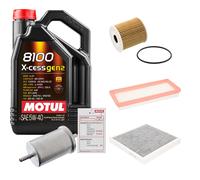 FEBI Controllo Set 5L MOTUL 8100 X-CESS 5W-40 Per Smart Fortwo Coupe 0.8 CDI