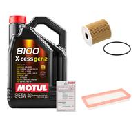 FEBI Controllo Set 5L MOTUL 8100 X-CESS 5W-40 Per Smart Fortwo Coupe 0.8 CDI
