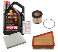 FEBI Controllo Set 5L MOTUL 8100 X-CESS 5W-40 Per VW Fox 1.2