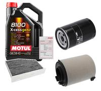 FEBI Controllo Set 5L MOTUL 8100 X-CESS 5W-40 Per VW Golf V 1.6 Audi A3