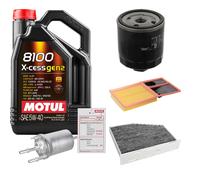 FEBI Controllo Set 5L MOTUL 8100 X-CESS 5W-40 Per VW Golf VI 1.4 Seat Leon