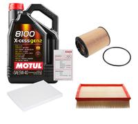 FEBI Controllo Set 5L MOTUL 8100 X-CESS 5W-40 Per VW Passat Variant 2.3 VR5