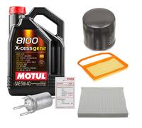 FEBI Controllo Set 5L MOTUL 8100 X-CESS 5W-40 Per VW Polo 1.0 Seat Ibiza IV