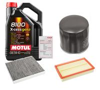 FEBI Controllo Set 5L MOTUL 8100 X-CESS 5W-40 Per VW Polo 1.0 TSI T-Cross