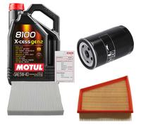 FEBI Controllo Set 5L MOTUL 8100 X-CESS 5W-40 Per VW Polo 1.8 GTI Cup
