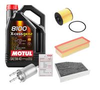 FEBI Controllo Set 5L MOTUL 8100 X-CESS 5W-40 Per VW Touran 1.4 TSI Golf