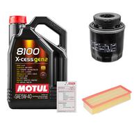 FEBI Controllo Set 5L MOTUL 8100 X-CESS 5W-40 Per VW Touran 1.4 TSI Tiguan