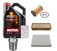 FEBI Controllo Set 5L MOTUL 8100 X-CLEAN 0W-30 Per Audi A1 1.6 TDI