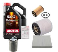 FEBI Controllo Set 5L MOTUL 8100 X-CLEAN 0W-30 Per Audi A1 1.6 TDI