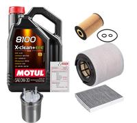 FEBI Controllo Set 5L MOTUL 8100 X-CLEAN 0W-30 Per Audi A1 1.6 TDI