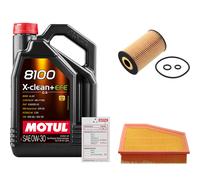 FEBI Controllo Set 5L MOTUL 8100 X-CLEAN 0W-30 Per Audi A1 2.0 TDI