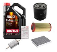 FEBI Controllo Set 5L MOTUL 8100 X-CLEAN 0W-30 Per Audi A2 1.4 1.6 FSI
