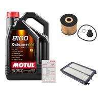 FEBI Controllo Set 5L MOTUL 8100 X-CLEAN 0W-30 Per KIA Sportage 1.6 CRDi AWD