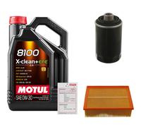 FEBI Controllo Set 5L MOTUL 8100 X-CLEAN 0W-30 Per Seat Exeo ST 1.8 TSi 2.0