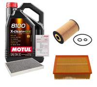 FEBI Controllo Set 5L MOTUL 8100 X-CLEAN 0W-30 Per Seat Exeo ST 2.0 TDi
