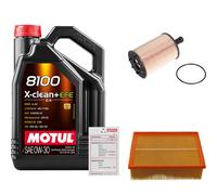 FEBI Controllo Set 5L MOTUL 8100 X-CLEAN 0W-30 Per Seat Exeo ST 2.0 TDi Audi