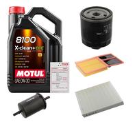 FEBI Controllo Set 5L MOTUL 8100 X-CLEAN 0W-30 Per Seat Ibiza III 1.4 16V