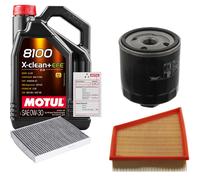 FEBI Controllo Set 5L MOTUL 8100 X-CLEAN 0W-30 Per Seat Ibiza III 1.8 T