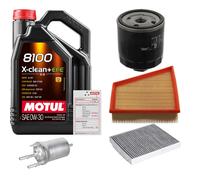 FEBI Controllo Set 5L MOTUL 8100 X-CLEAN 0W-30 Per Seat Ibiza III 1.8 T