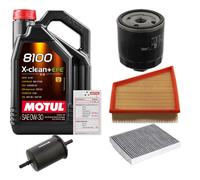 FEBI Controllo Set 5L MOTUL 8100 X-CLEAN 0W-30 Per Seat Ibiza III 1.8 T