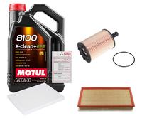 FEBI Controllo Set 5L MOTUL 8100 X-CLEAN 0W-30 Per Seat Toledo II 2.3 V5