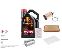 FEBI Controllo Set 5L MOTUL 8100 X-CLEAN 0W-30 Per Seat Toledo II 2.3 V5