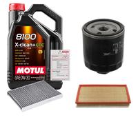 FEBI Controllo Set 5L MOTUL 8100 X-CLEAN 0W-30 Per VW Bora 1.6 16V
