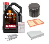 FEBI Controllo Set 5L MOTUL 8100 X-CLEAN 0W-30 Per VW Caddy Alltrack Kombi