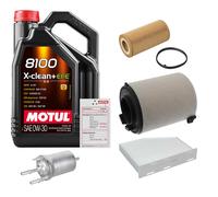 FEBI Controllo Set 5L MOTUL 8100 X-CLEAN 0W-30 Per VW EOS 2.0 FSI Golf V