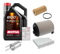 FEBI Controllo Set 5L MOTUL 8100 X-CLEAN 0W-30 Per VW EOS 2.0 FSI Golf V