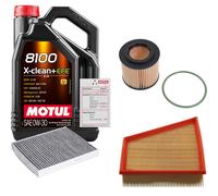 FEBI Controllo Set 5L MOTUL 8100 X-CLEAN 0W-30 Per VW Fox 1.2
