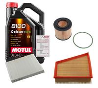 FEBI Controllo Set 5L MOTUL 8100 X-CLEAN 0W-30 Per VW Fox 1.2