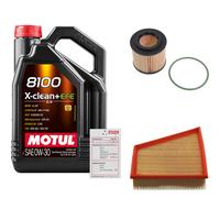 FEBI Controllo Set 5L MOTUL 8100 X-CLEAN 0W-30 Per VW Fox 1.2