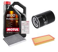 FEBI Controllo Set 5L MOTUL 8100 X-CLEAN 0W-30 Per VW Golf IV 1.6 2.0 Nuovo