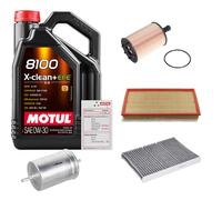 FEBI Controllo Set 5L MOTUL 8100 X-CLEAN 0W-30 Per VW Golf IV 2.3 V5 3.2 R32