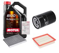 FEBI Controllo Set 5L MOTUL 8100 X-CLEAN 0W-30 Per VW Golf IV Cabriolet 2.0