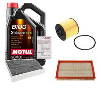 FEBI Controllo Set 5L MOTUL 8100 X-CLEAN 0W-30 Per VW Golf Plus 1.4 16V