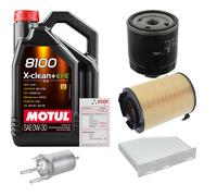 FEBI Controllo Set 5L MOTUL 8100 X-CLEAN 0W-30 Per VW Golf V 1.4 16V