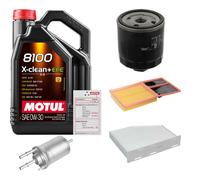 FEBI Controllo Set 5L MOTUL 8100 X-CLEAN 0W-30 Per VW Golf V 1.4 16V