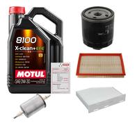 FEBI Controllo Set 5L MOTUL 8100 X-CLEAN 0W-30 Per VW Golf V 1.4 16V