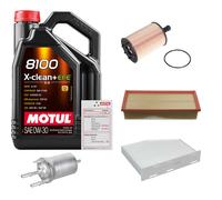 FEBI Controllo Set 5L MOTUL 8100 X-CLEAN 0W-30 Per VW Golf V Variant 2.0 TDI