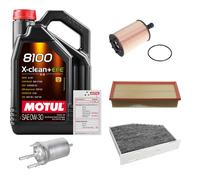 FEBI Controllo Set 5L MOTUL 8100 X-CLEAN 0W-30 Per VW Golf V Variant 2.0 TDI